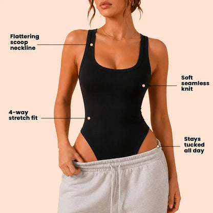 Essential Ribbed Tank Bodysuit